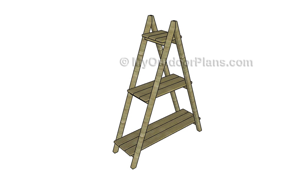 LADDER PLANT STAND PLANS - Image 1