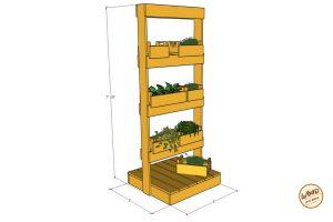 Mix and Match Vertical Garden woodworking plan