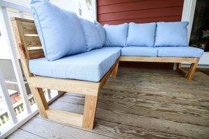 DIY Modern Outdoor Sectional Couch - Image 1