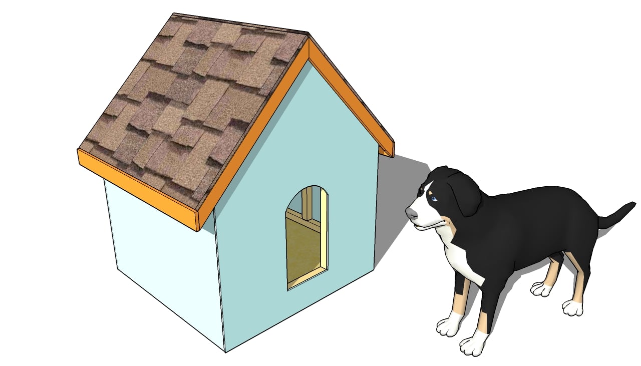 SIMPLE DOG HOUSE PLANS woodworking plan