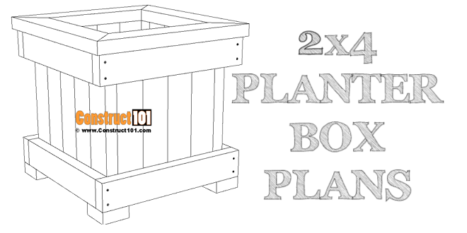 DIY 2×4 Planter Box | How To Plans woodworking plan