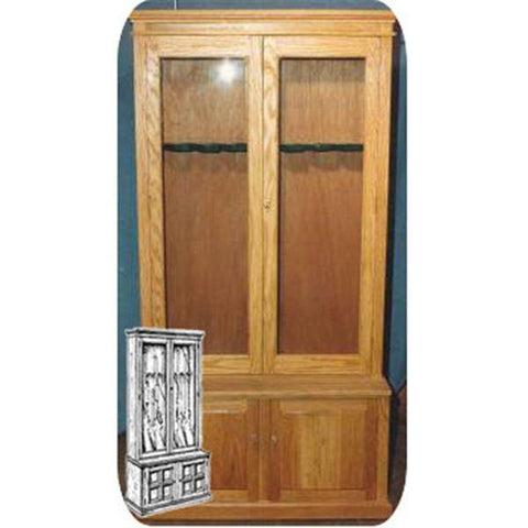 Woodworking Project Paper Plan to Build Large 8 Gun Cabinet - Image 1