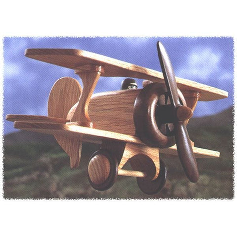 Woodworking Project Paper Plan to Build Biplane - Image 1