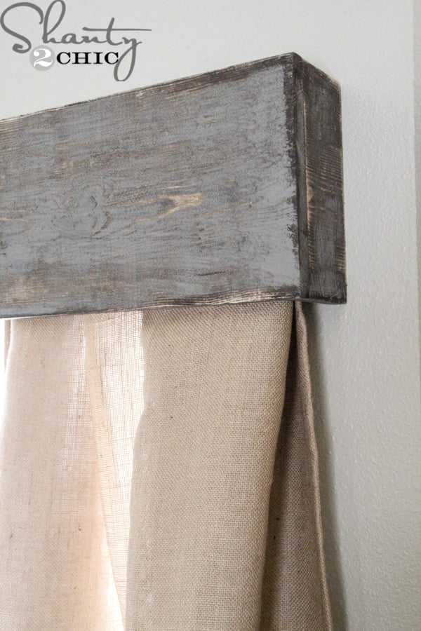 DIY Wooden Window Cornice - Image 1
