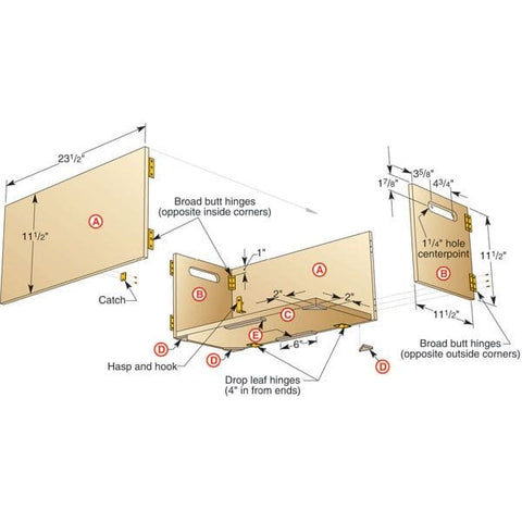 Folding Shop Box – Downloadable Plan - Image 1