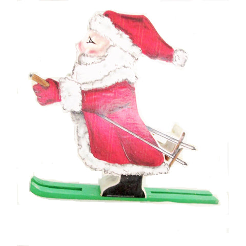 Santa on Skis Woodworking Pattern and Picture - Image 1