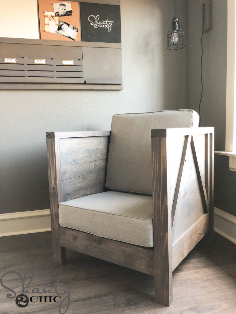 DIY Farmhouse Club Chair - Image 1