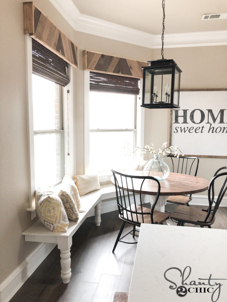 DIY Window Cornice with Barn Wood - Image 1