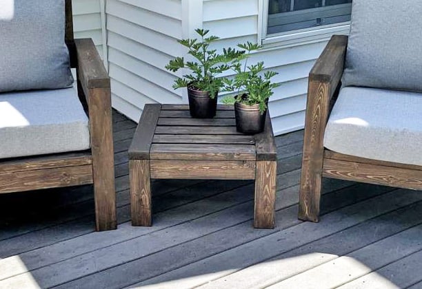 2×4 Outdoor Side Table - Image 1