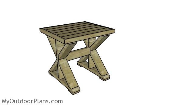 FARMHOUSE SIDE TABLE PLANS - Image 1