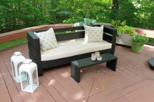 Simple Outdoor Bench/Coffee Table - Image 1