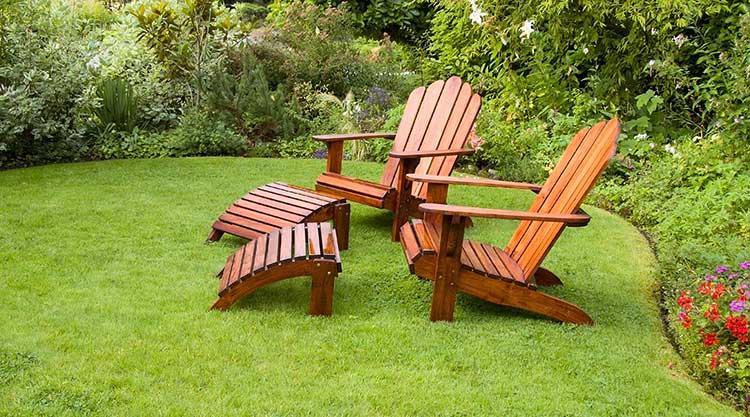Adirondack Footstool woodworking plan