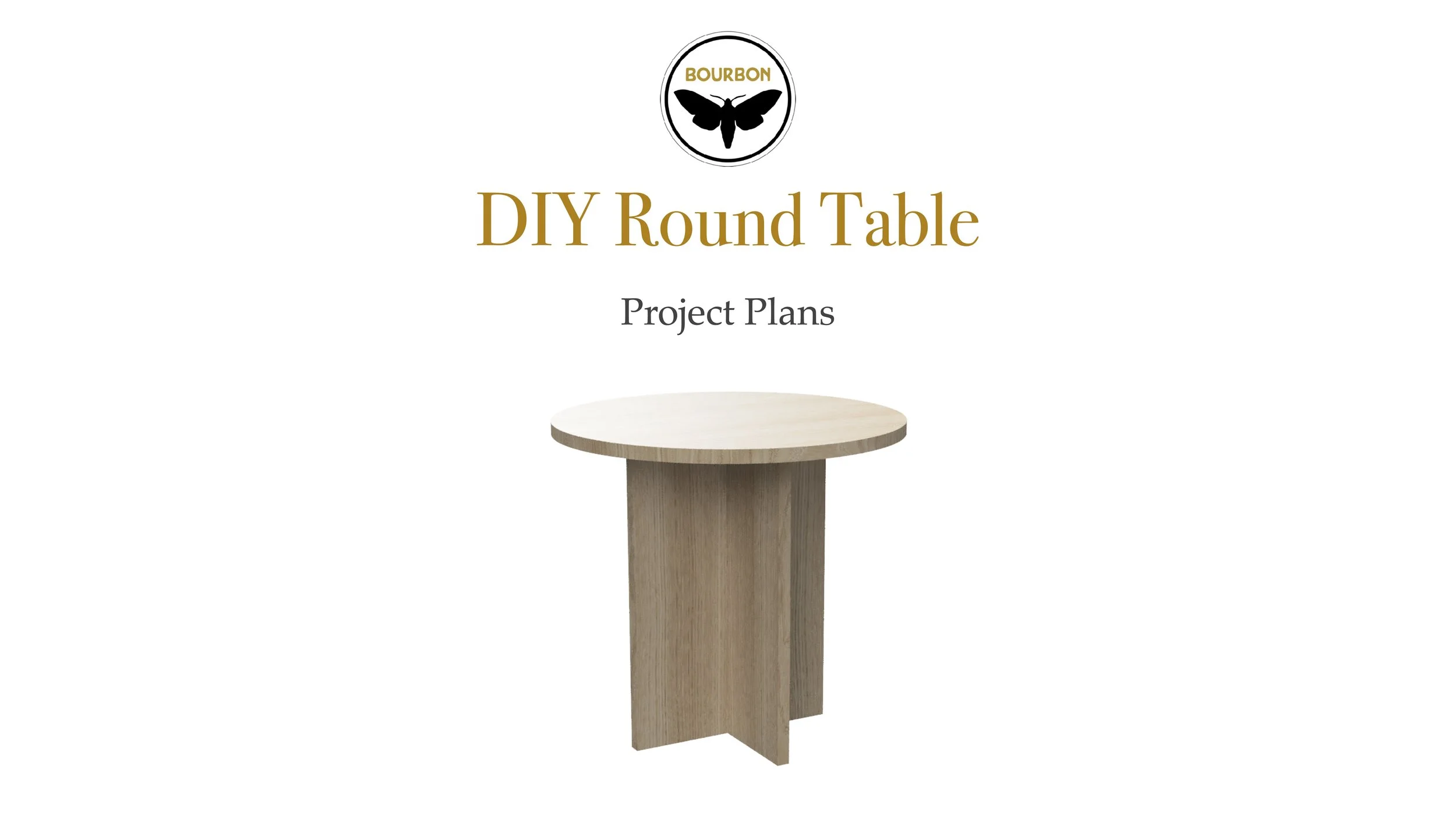 Easy DIY Round Table Plans - Image 1