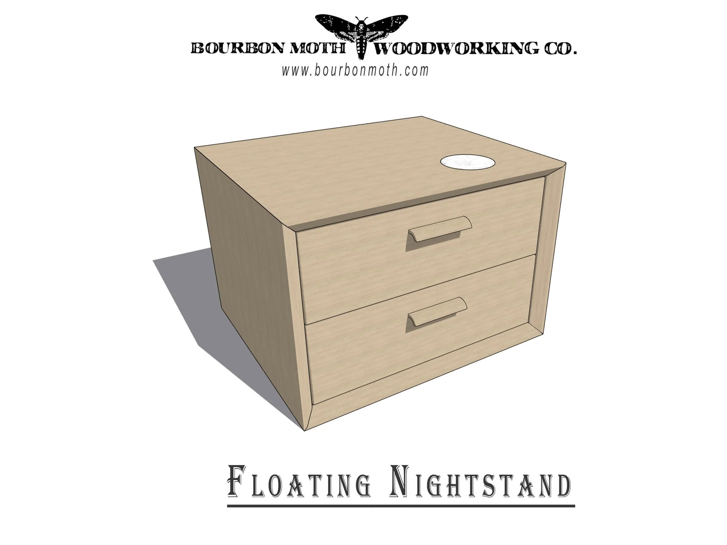 Floating Nightstand Plans woodworking plan