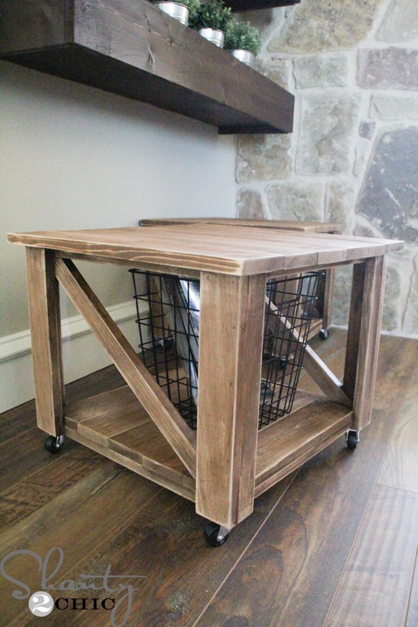 Free Woodworking Plans – DIY Rolling Storage Ottoman - Image 1