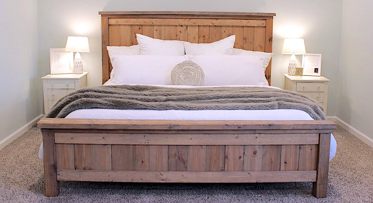 Farmhouse Bed – Updated Plan in All Mattress Sizes - Image 1