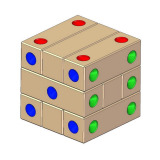 Dice 3d wooden puzzle plan - Image 1