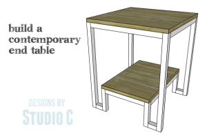 Contemporary End Table - Image 1