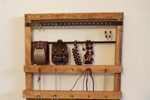 Pottery Barn Inspired Rustic Jewelry Hanger - Image 1