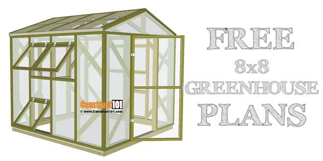 Greenhouse Plans – 8’x8′ – Step-By-Step Plans - Image 1