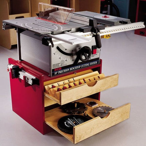 Woodworking Project Paper Plan to Build Mobile Tablesaw - Image 1