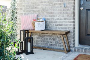 DIY Easy $30 Rustic Bench - Image 1