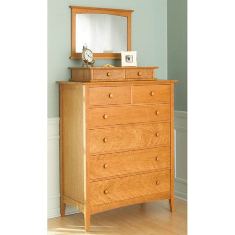 Woodworking Project Paper Plan to Build Shaker-style Dresser with Valet and Mirror - Image 1