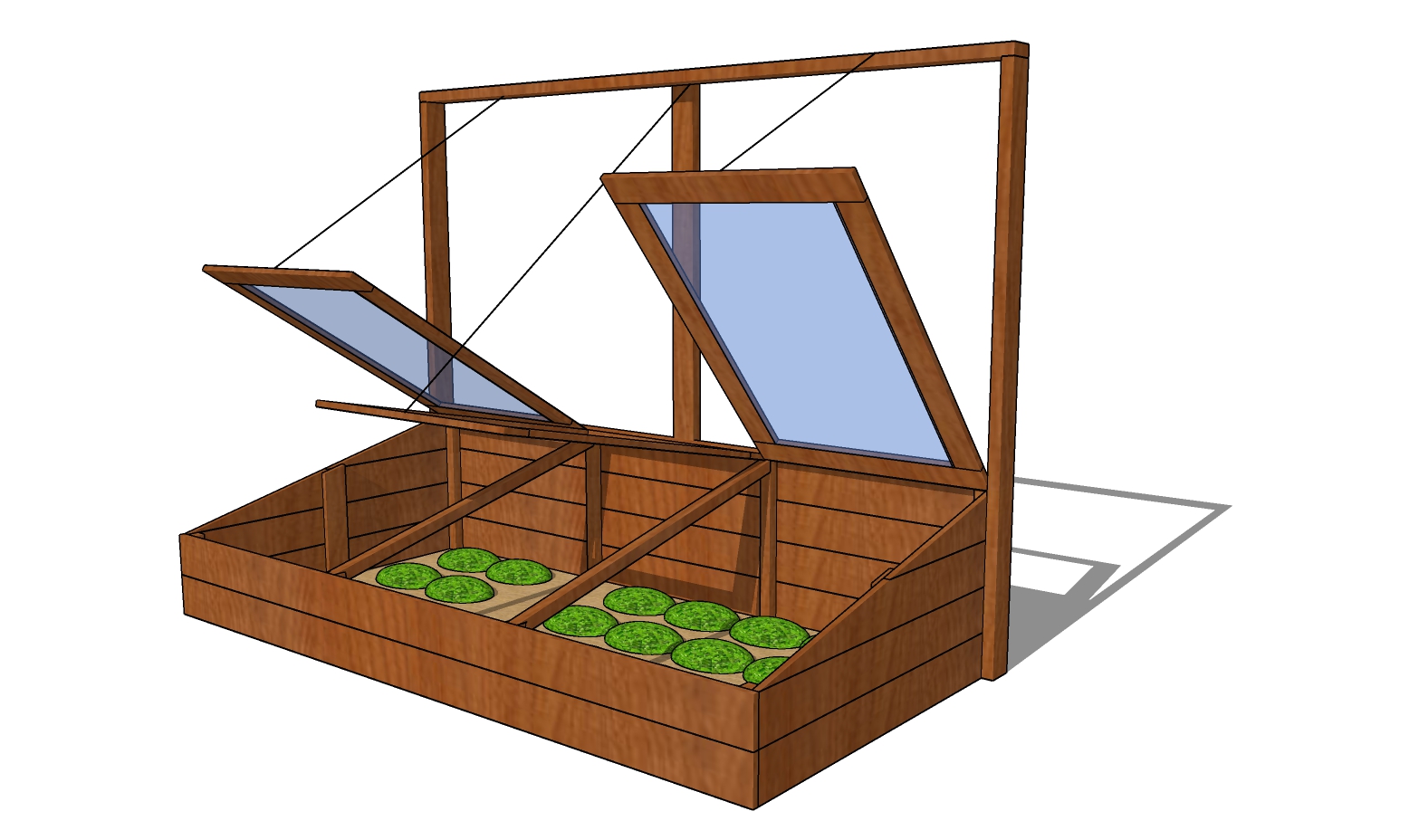 4×8 COLD FRAME PLANS - Image 1