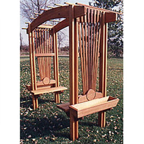 Woodworking Project Paper Plan to Build Sunburst Arbor - Image 1
