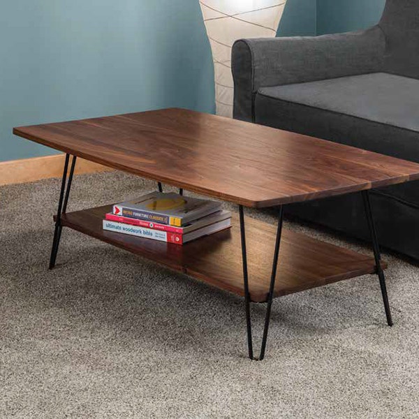 Hairpin Leg Coffee Table Plan - Image 1