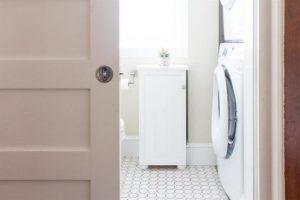 Beadboard Bathroom Cabinet - Image 1