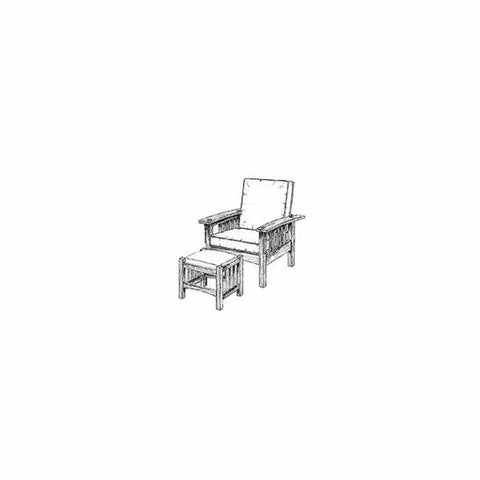 Woodworking Project Paper Plan to Build Morris Chair and Footrest - Image 1