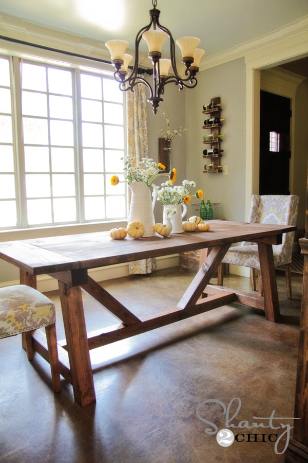 DIY Restoration Hardware Dining Table! woodworking plan
