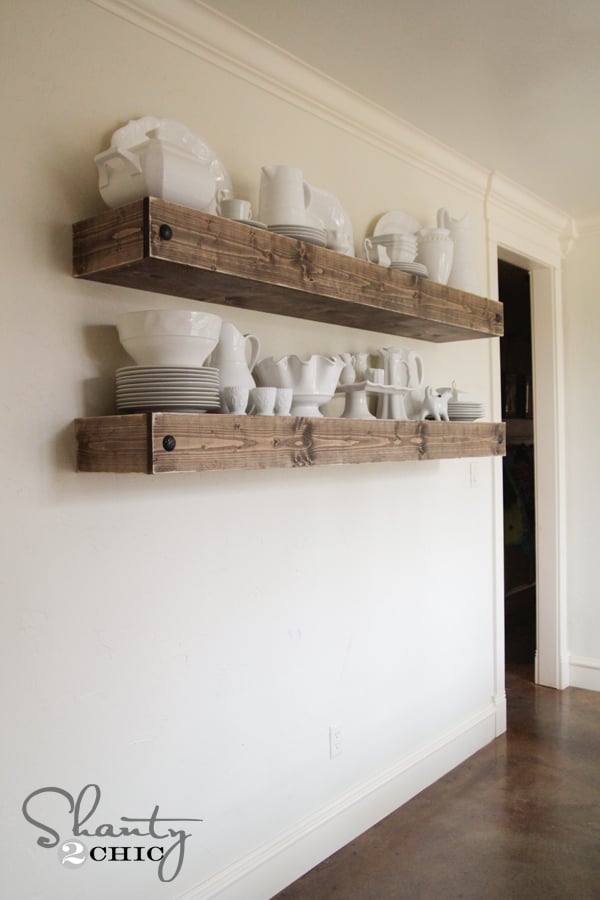 DIY Floating Shelf Plans for the Dining Room - Image 1