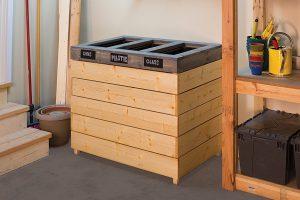 Recycling Sorting Bin woodworking plan