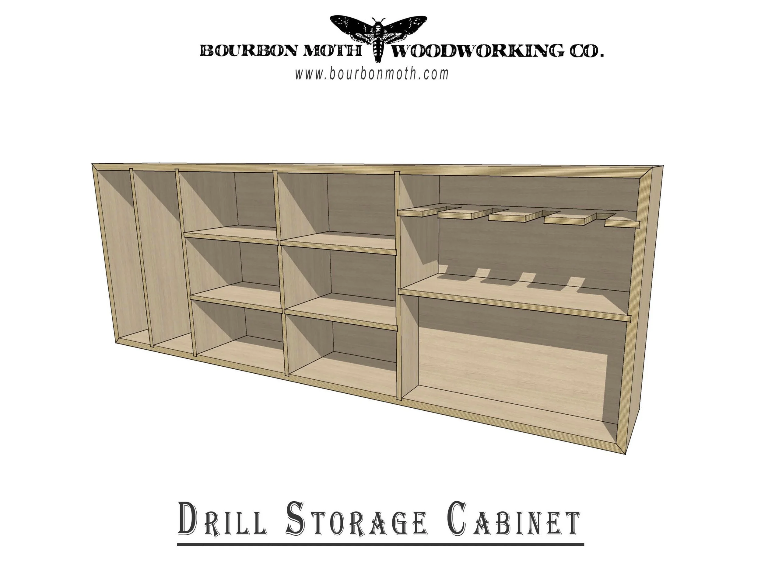 Drill Storage Cabinet Plans woodworking plan