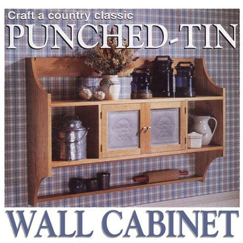 Woodworking Project Paper Plan to Build Punched-Tin Wall Cabinet - Image 1