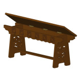 Bench with storage area plan woodworking plan