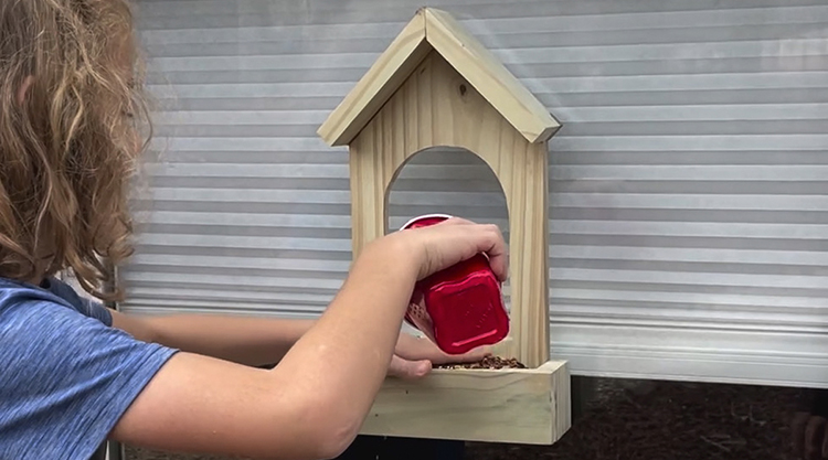 Window Cling Bird Feeder - Image 1