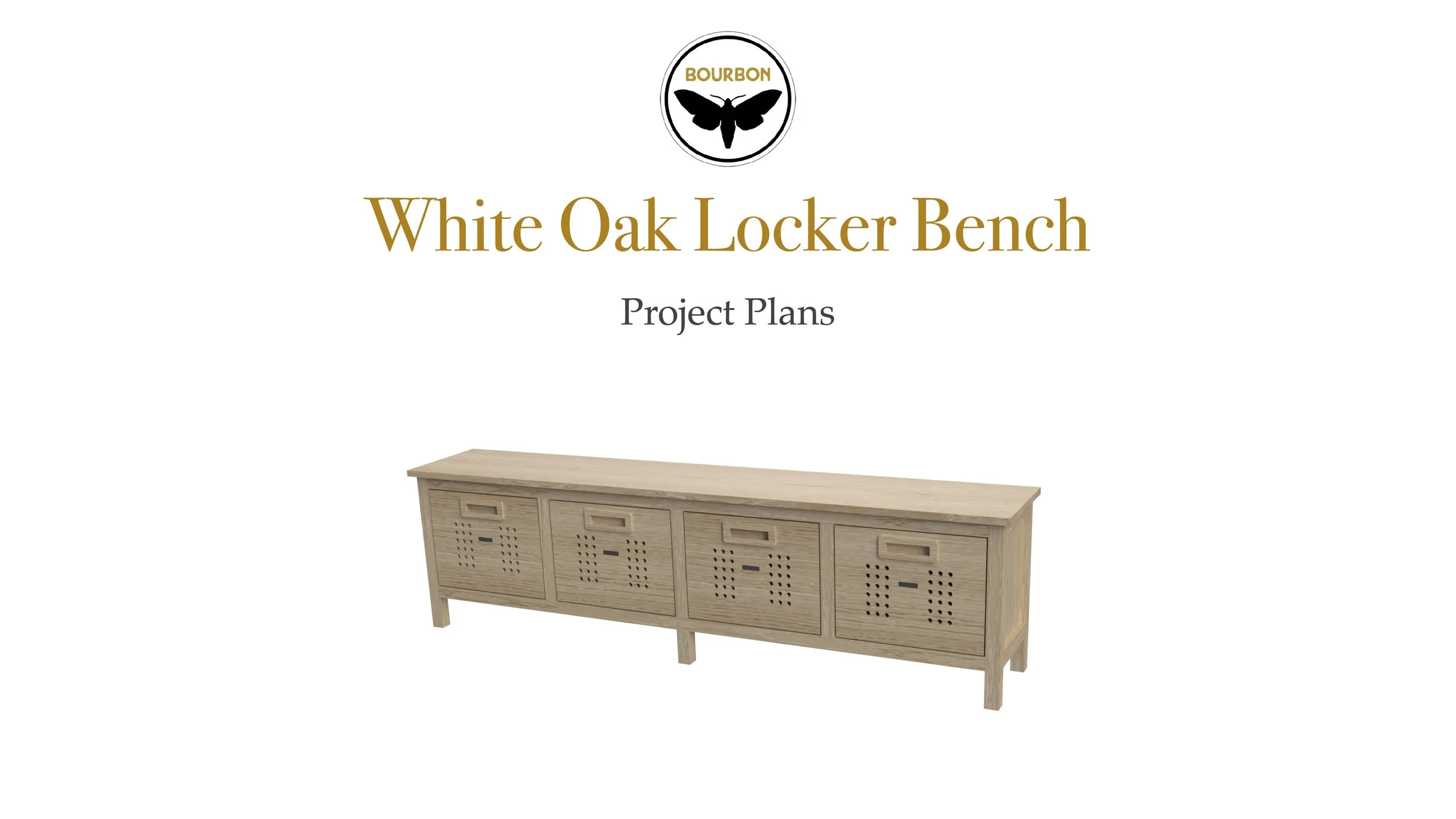 White Oak Storage Bench Plans woodworking plan