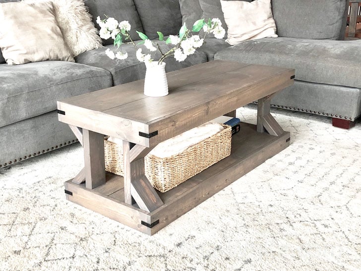 Coffee Table [Modern Farmhouse Collection] woodworking plan