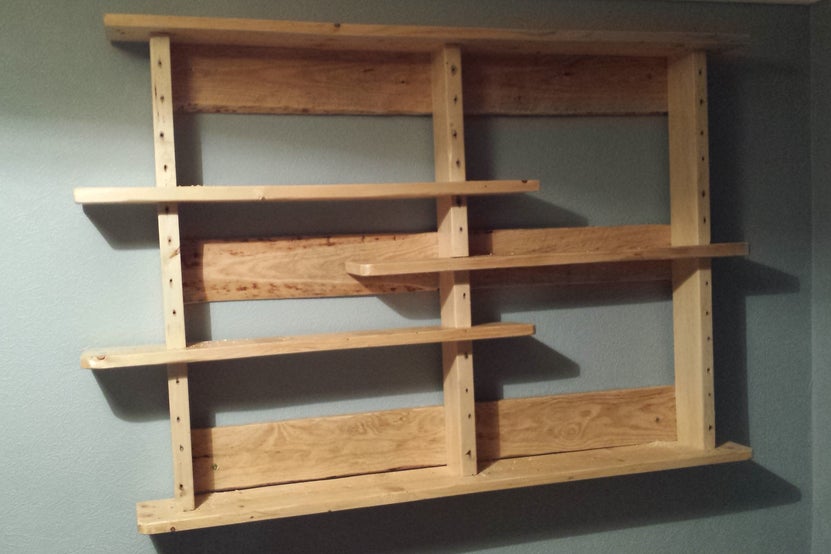 Pallet Shelves. No Big Tools - Image 1
