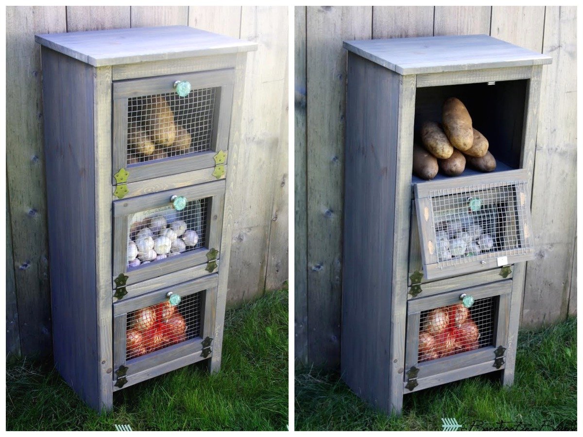 Vegetable Bin Cupboard - Image 1