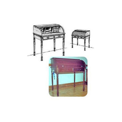 Woodworking Project Paper Plan to Build Small Roll Top Desk woodworking plan