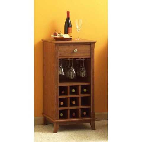 Woodworking Project Paper Plan to Build Ready-to-Serve Wine Cabinet - Image 1