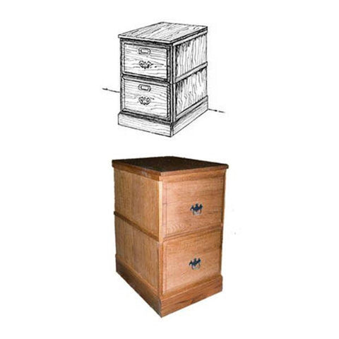 Woodworking Project Paper Plan to Build Stackable Filing Cabinet - Image 1