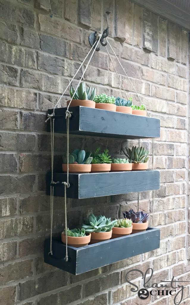 DIY Hanging Planter and How-to Video woodworking plan
