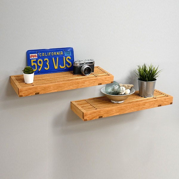 Cross Lap Floating Shelves Plan - Image 1
