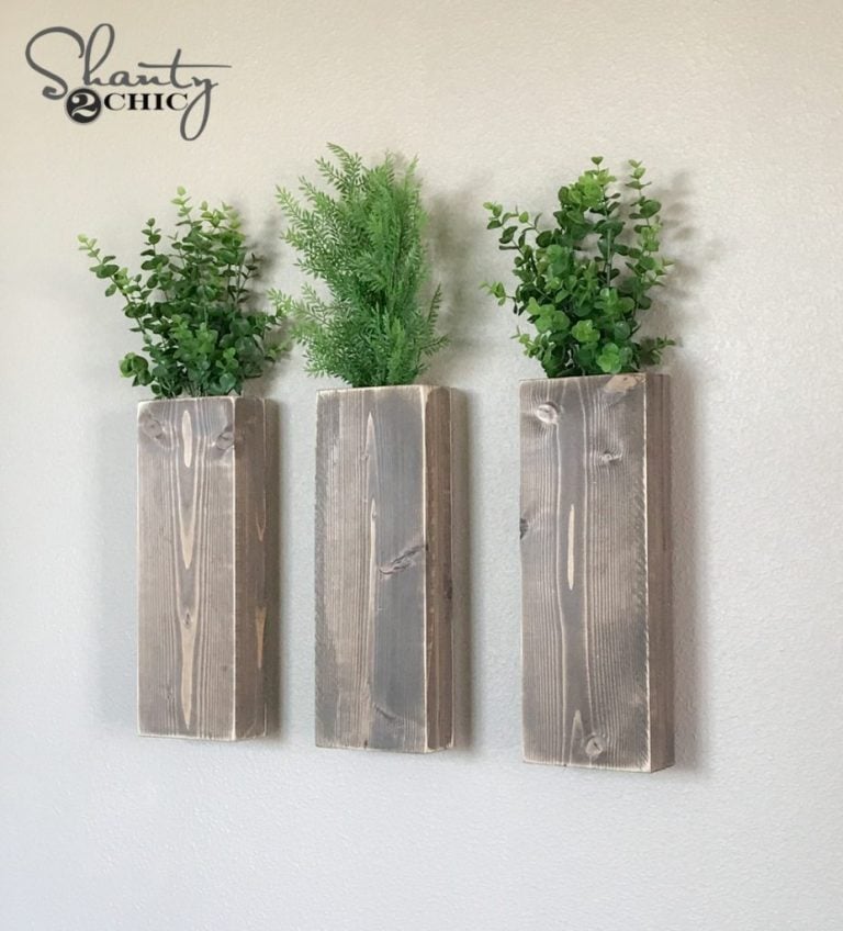 DIY Modern Farmhouse Wall Planters - Image 1