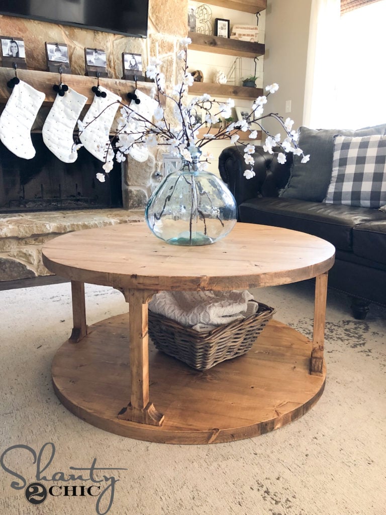 DIY Round Coffee Table - Image 1